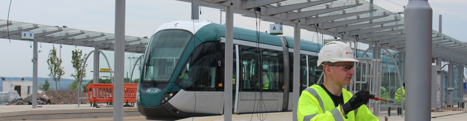 Mccann employee working at station